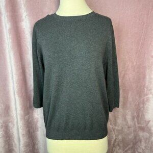 NWT Womens Gray Premise Sweater Blouse Size Junior XL